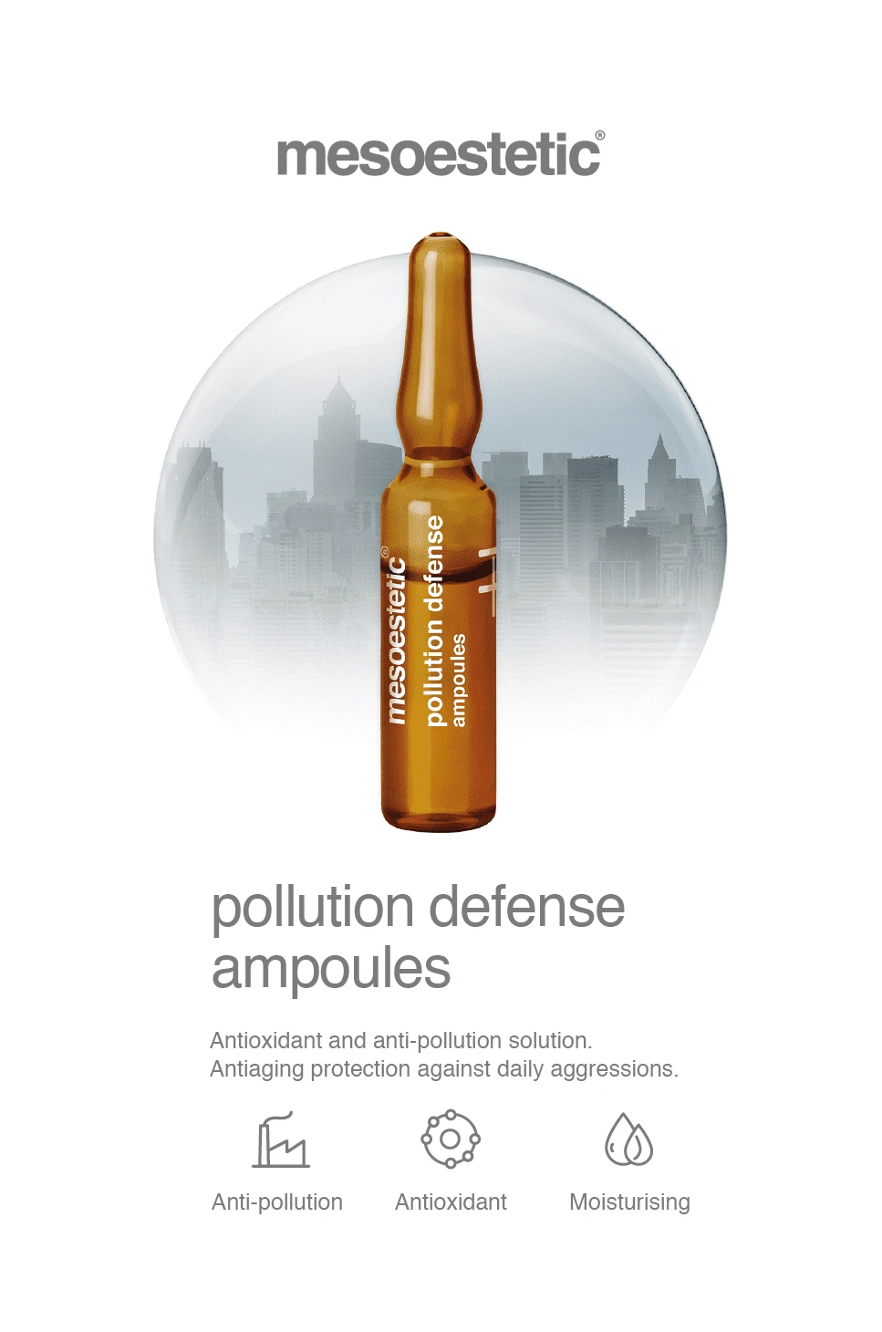 Mesosetetic Pollution Defense Ampoules 3 Mesosetetic Pollution Defense Ampoules