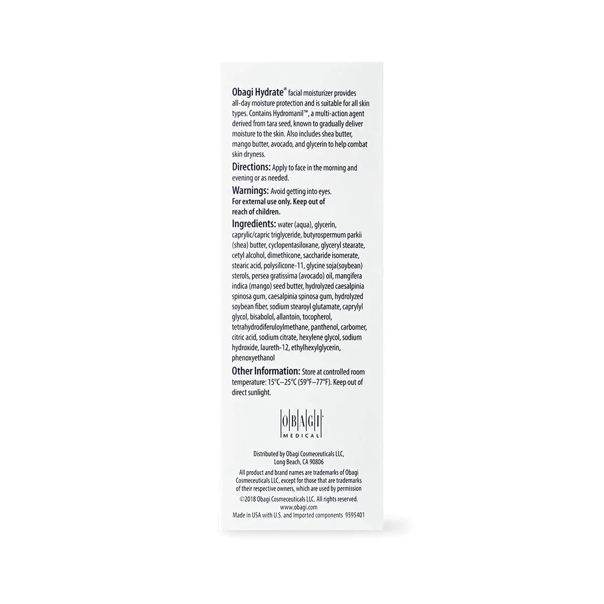 Obagi Hydrate Facial Moisturiser 4 Obagi Hydrate Facial Moisturiser - Image 2